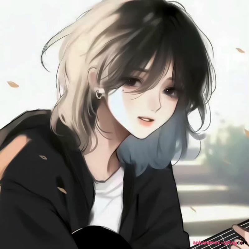 anime nữ tóc ngắn quyến rũ xinh